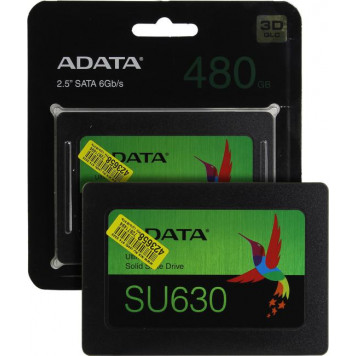 Накопитель SSD 480 Gb SATA 6Gb/s ADATA Ultimate SU630 <ASU630SS-480GQ-R> 2.5 3D QLC-0