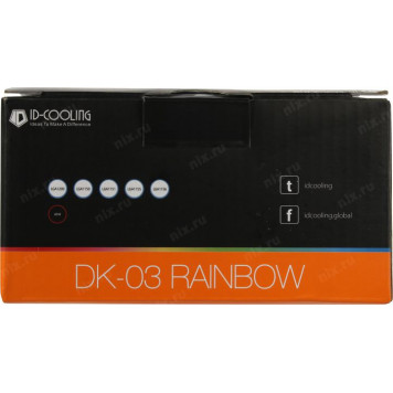 Охладитель ID-Cooling <ID-CPU-DK-03-RAINBOW> (3пин,1155/1200/AM4, 14.2-25.6дБ, 500-1800об/мин, Al)-10