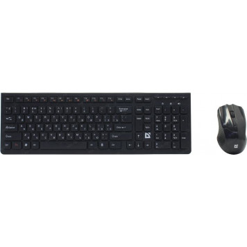 Клавиатура + манипулятор типа мышь Defender Columbia Wireless Combo <C-775>  (Кл-ра М/Мед,USB,FM+Мышь  4кн,Roll,USB,  FM) <45775>-3