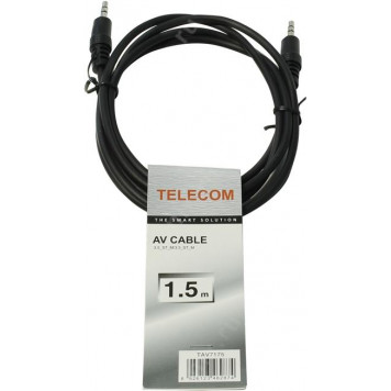Кабель Telecom <TAV7175-1.5M>  Jack3.5-M  -->  Jack3.5-M 1.5м-2