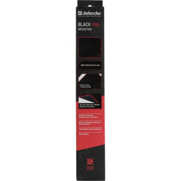 Коврик для мыши Defender Black XXL  <50559> (400x355x3мм)-4