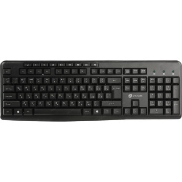 Клавиатура OKLICK Wireless K225W Black <USB> 104КЛ+9КЛ М/Мед <1875232>-3