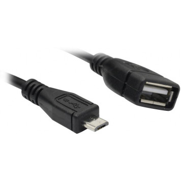 ExeGate <EX-OTG-USB2-AFmicroBM5P-0.15> Кабель-переходник USB 2.0 AF -> microUSB BM 5P OTG 0.15м <EX294760RUS>-1