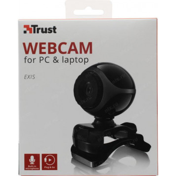 Интернет-камера Trust Exis Webcam <17003> (RTL) (USB2.0, 640x480, микрофон)-7