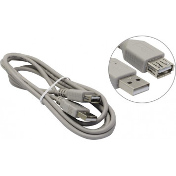 Кабель удлинительный 5bites <UC5011-018C>  USB 2.0 A-->A 1.8м-0