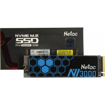 Накопитель SSD 500 Gb M.2 2280 M Netac NV3000 <NT01NV3000-500-E4X>-0