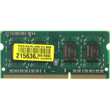 Модуль памяти Patriot <PSD34G160081S> DDR3 SODIMM 4Gb <PC3-12800> CL11 (for NoteBook)-2