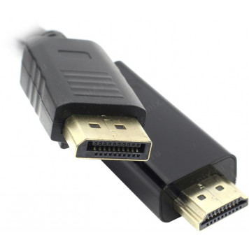 Кабель-переходник DisplayPort (M) ->HDMI (M) 1.8м <EX284915RUS> Exegate <EX-CC-DP-HDMI-1.8>-1