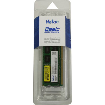 Модуль памяти Netac Basic <NTBSD3N16SP-08> DDR3 SODIMM 8Gb <PC3-12800> (for NoteBook)-3