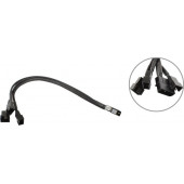 Разветвитель питания для вентиляторов ExeGate <EX-CC-PSU-3xF-0.3>1big->3x3/4pin 0.3м <EX294791RUS>