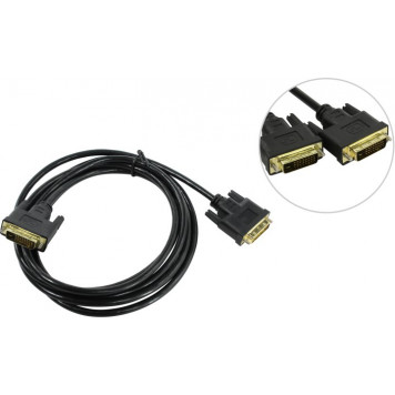 Кабель Exegate <EX257295RUS> DVI-D to DVI-D Dual Link (25M -25M) 3м-0