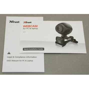 Интернет-камера Trust Exis Webcam <17003> (RTL) (USB2.0, 640x480, микрофон)-1