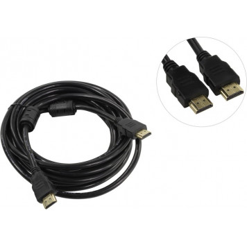 Кабель 5bites <APC-200-050F> HDMI to HDMI (19M -19M) 5м  2  фильтра ver2.0-0