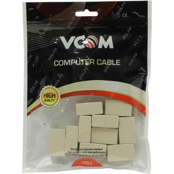 Модуль VCOM <VTE7713-10>  RJ-45 - RJ-45 проходной, кат. 5e  <уп.  10 шт>-4