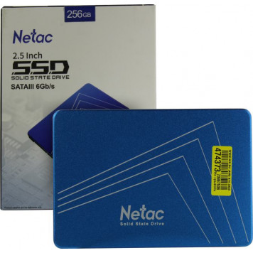 Накопитель SSD 256 Gb SATA 6Gb/s Netac N600S <NT01N600S-256G-S3X> 2.5-0