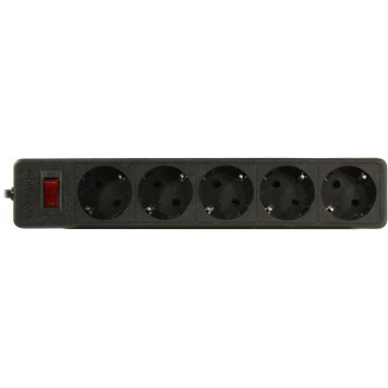 Сетевой фильтр Defender ES Black <3м> (  5 розеток  )  <99485>-3