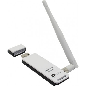 Адаптер беспроводной связи TP-LINK <TL-WN722N> High Gain Wireless USB Adapter(802.11b / g / n, USB2.0)-0