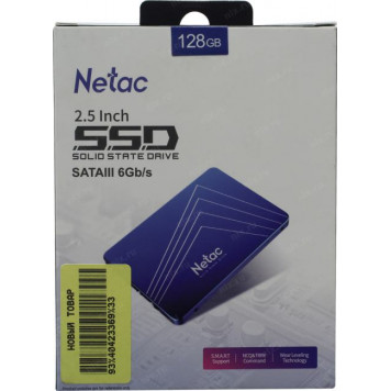 Накопитель SSD 128 Gb SATA 6Gb/s Netac N600S <NT01N600S-128G-S3X> 2.5-9