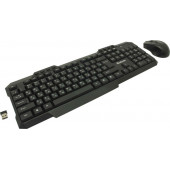 Комплект Defender Jakarta <C-805> Black (Кл-ра,М/Мед,USB,FM+Мышь 4кн,Roll,Optical,USB, FM) <45805>