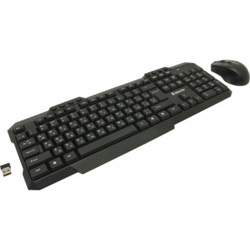 Комплект Defender Jakarta <C-805> Black (Кл-ра,М/Мед,USB,FM+Мышь 4кн,Roll,Optical,USB, FM) <45805>-0