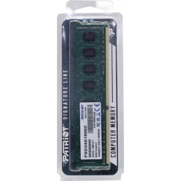 Модуль памяти Patriot Signature Line <PSD34G16002> DDR3 DIMM 4Gb <PC3-12800> CL11-3