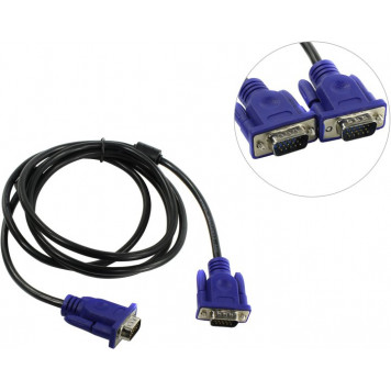 Кабель TV-COM <QCG120H-1.8м>  монитор - SVGA card (15M  -15M) 1.8м  2  фильтра-0