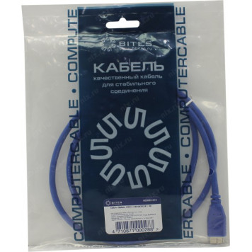 Кабель 5bites <UC3002-010> USB 3.0  AM-->micro-B 1м-2