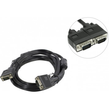 Кабель 5bites <APC-133-030> монитор - SVGA card (15M -15M) 3м 2 фильтра-0