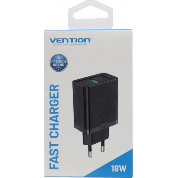 Зарядное устройство Vention <FABB0-EU> Зарядное устройство USB (Вх. AC100-240V, Вых.DC5/9/12V, 18W, USB)-2