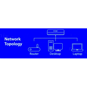 Сетевое оборудование D-Link <DES-1008C>  Desktop Switch  8-port  (8UTP, 10/100Mbps)-10
