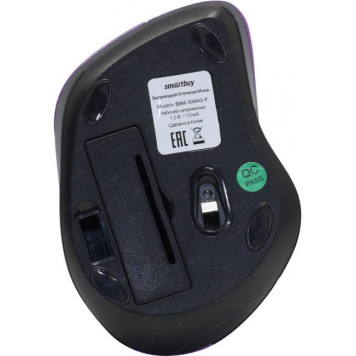 Манипулятор SmartBuy EZ Work Pro Wireless Optical Mouse <SBM-309AG-P> (RTL) USB 3btn+Roll, беспроводная-5