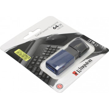 Накопитель Kingston DataTraveler Exodia M <DTXM/64GB> USB3.2 Flash Drive 64Gb (RTL)-0