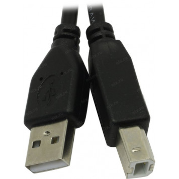 Кабель Cablexpert <CCF-USB2-AMBM-10> USB 2.0 A-->B 3м 1 фильтр-1