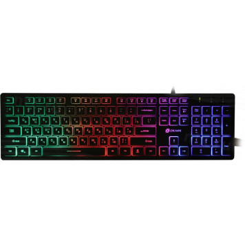 Клавиатура OKLICK 550ML Black <USB> 104КЛ, подсветка клавиш-7