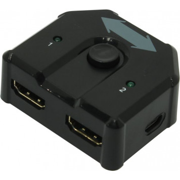 Переключатель Greenconnect <GL-vTC03T> 2-port HDMI2.0 Bi-direction Switch (1in -> 2out, 2in -> 1out)-0