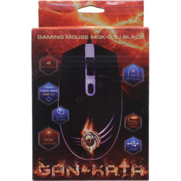 Манипулятор Dialog Gan-Kata Gaming Mouse <MGK-07U> (RTL) USB 4btn+Roll-10
