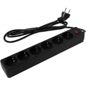 Сетевой фильтр 5bites <SP6B-518> Black <1.8м> ( 6 розеток )