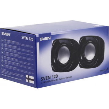 Колонки SVEN 120 Black (2x2.5W, питание от USB)-8