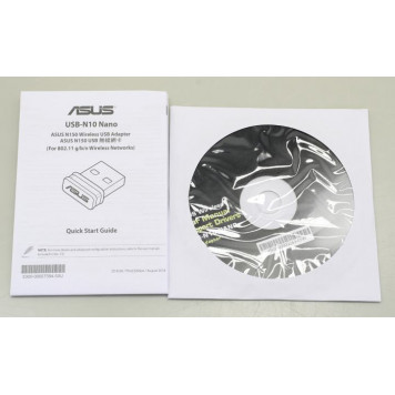 Wi-Fi-адаптер ASUS USB-N10 Nano Wireless USB Adapter (RTL)  (802.11n/g/b, 150Mbps)-1