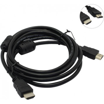 Кабель Telecom <TCG200F-2м> Кабель HDMI to HDMI (19M -19M) ver2.0 2м 2 фильтра-0
