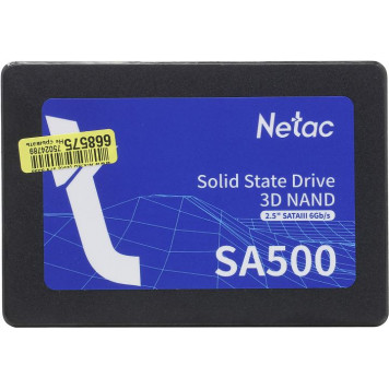 Накопитель SSD 256 Gb SATA 6Gb/s Netac SA500 <NT01SA500-256-S3X> 2.5-3