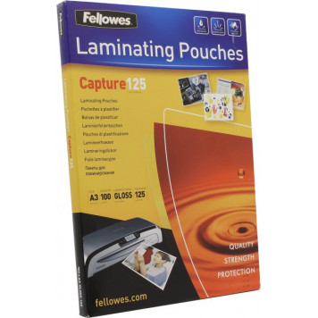 Fellowes <53075> Пакеты для ламинирования (A3, 125мкм, уп. 100 шт)-0