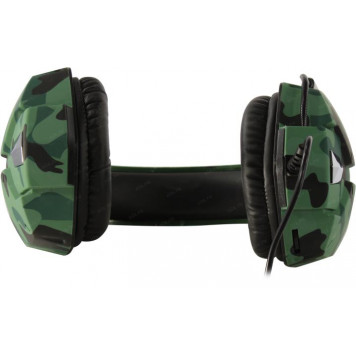 Наушники с микрофоном Ritmix RH-566M Gaming Khaki Green (с регулятором громкости, шнур 1.8м)-7