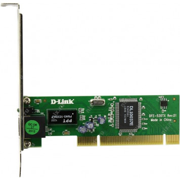 Сетевая карта D-Link <DFE-520TX>  Карта PCI 10/100Mbps-3