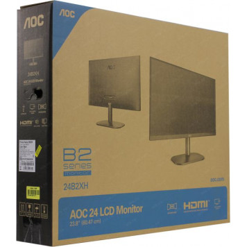 23.8 ЖК монитор AOC 24B2XH <Black> (LCD, 1920x1080, D-Sub, HDMI)-9