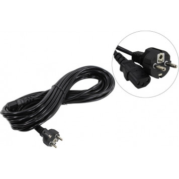 ExeGate PC-10P Кабель <EP280657RUS> компьютер - розетка 220V 10м Европейский стандарт-0