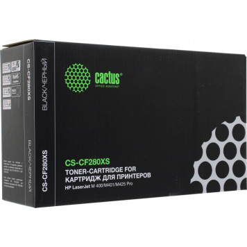 Картридж Cactus CS-CF280X(S) для HP LJ M400/401/425-1
