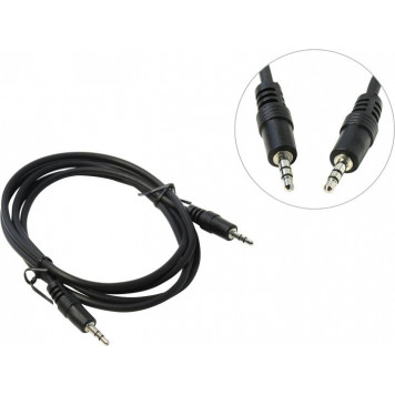 Кабель Telecom <TAV7175-1.5M>  Jack3.5-M  -->  Jack3.5-M 1.5м-0