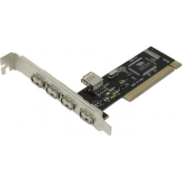 Контроллер Orient DC-602 (OEM) PCI, USB2.0,  4 port-ext,  1  port-int-0