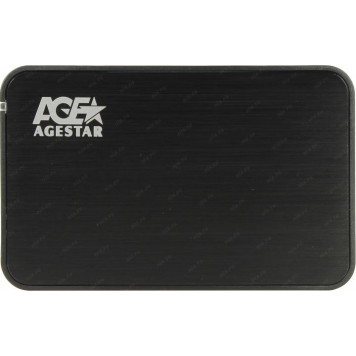 Корпус AgeStar <3UB2A8(J)-6G Black>(Внешний бокс для  2.5 SATA  HDD,  USB3.0)-5